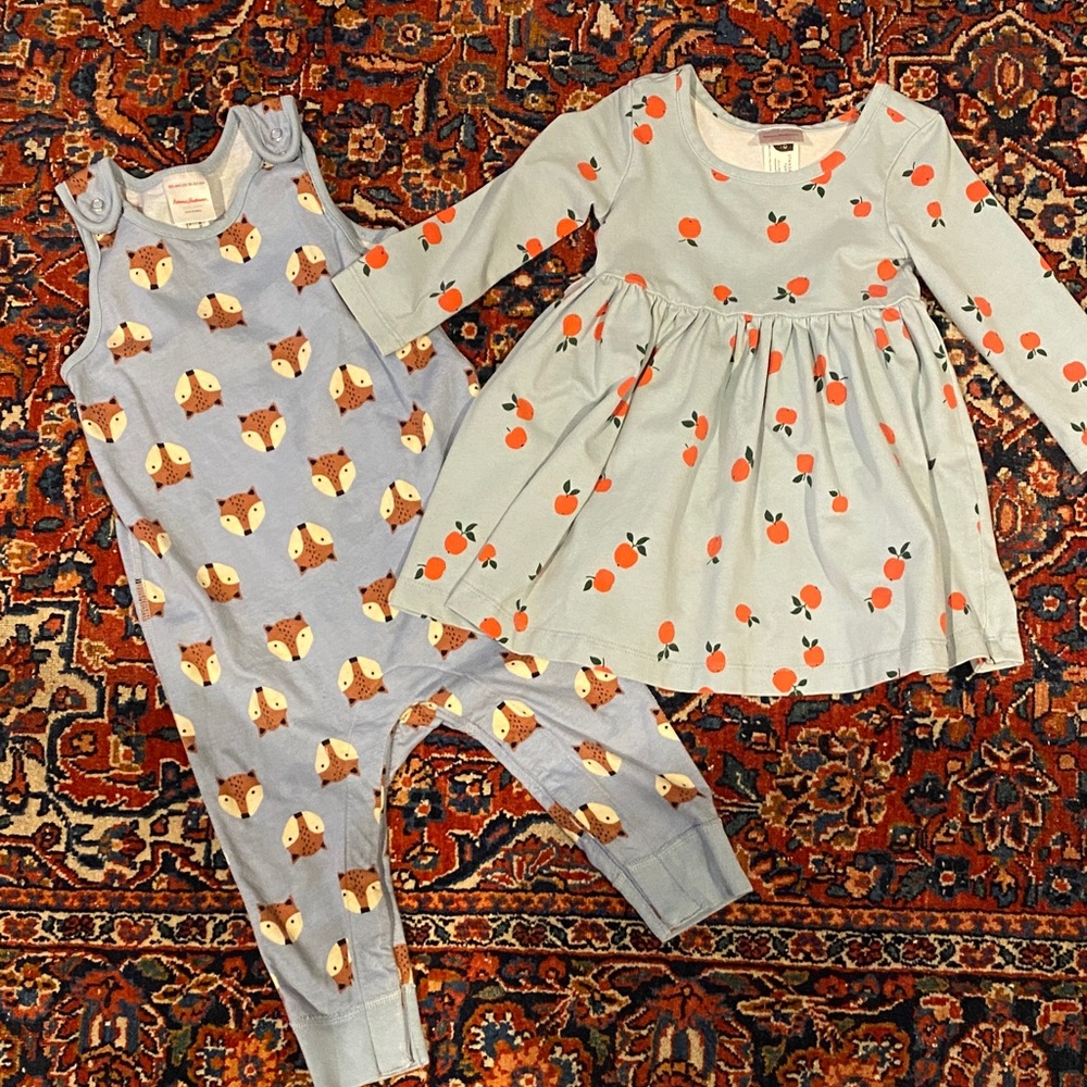 Hanna Andersson Bundle romper and dress